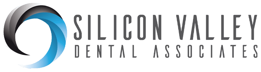 The image is a logo for  Silicon Valley Dental Associates .
